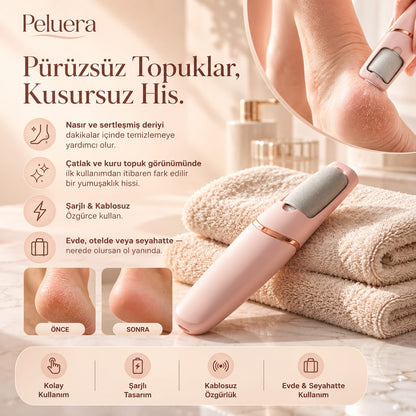 Peluera™ Şarjlı Nasır Ve Topuk Törpüsü